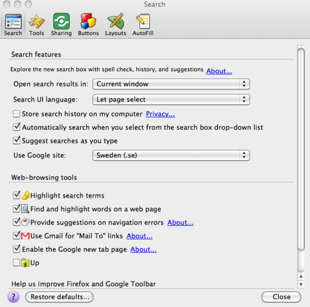Download google toolbar for mac